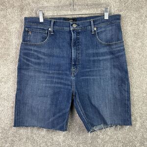 ABLE Jean Shorts‎ Denim Raw Hem Cut Off Size 32 Mid Rise